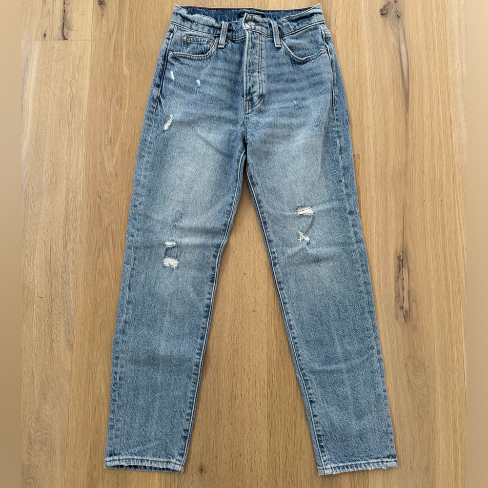{Lucky Brand} High Rise Mom Jean